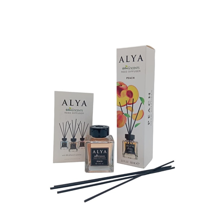 ALYA üveges szobafrissítő készlet 2 db, BARACH, 100ml