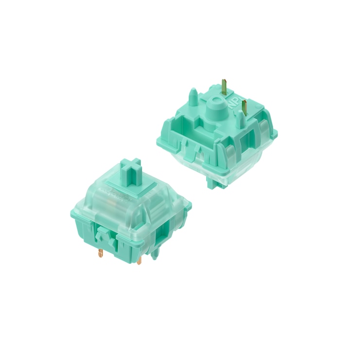 Set switch-uri Pentru Tastaturi Mecanice Gateron x NuPhy - Mint Switches Linear, 5 Pin, MX, 90 buc
