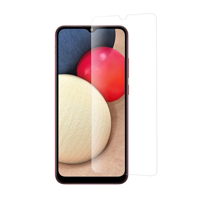 Folie de protectie compatibila cu Samsung Galaxy A02s/A03/A03s/A03 Core/A04e/M04, Clear Vision Glass, sticla securizata, Transparent