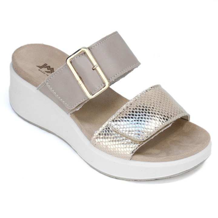 Imac női tépőzáras platformos papucs 558650-51214-013 07239B Méret 38