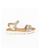 Sandale din piele naturala, Oh My Sandals, OMS0007, Auriu
