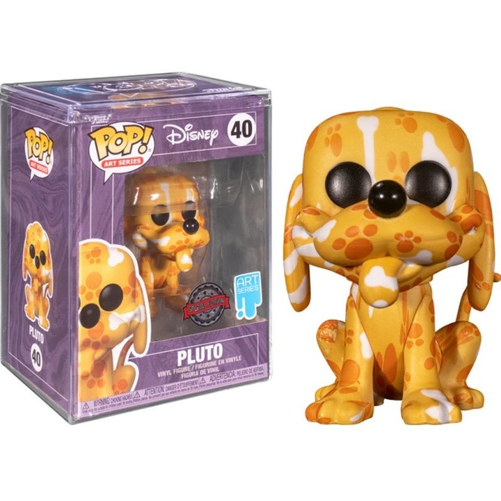 Figura, Funko Pop! Art Series Disney Pluto 40 Case, 10cm