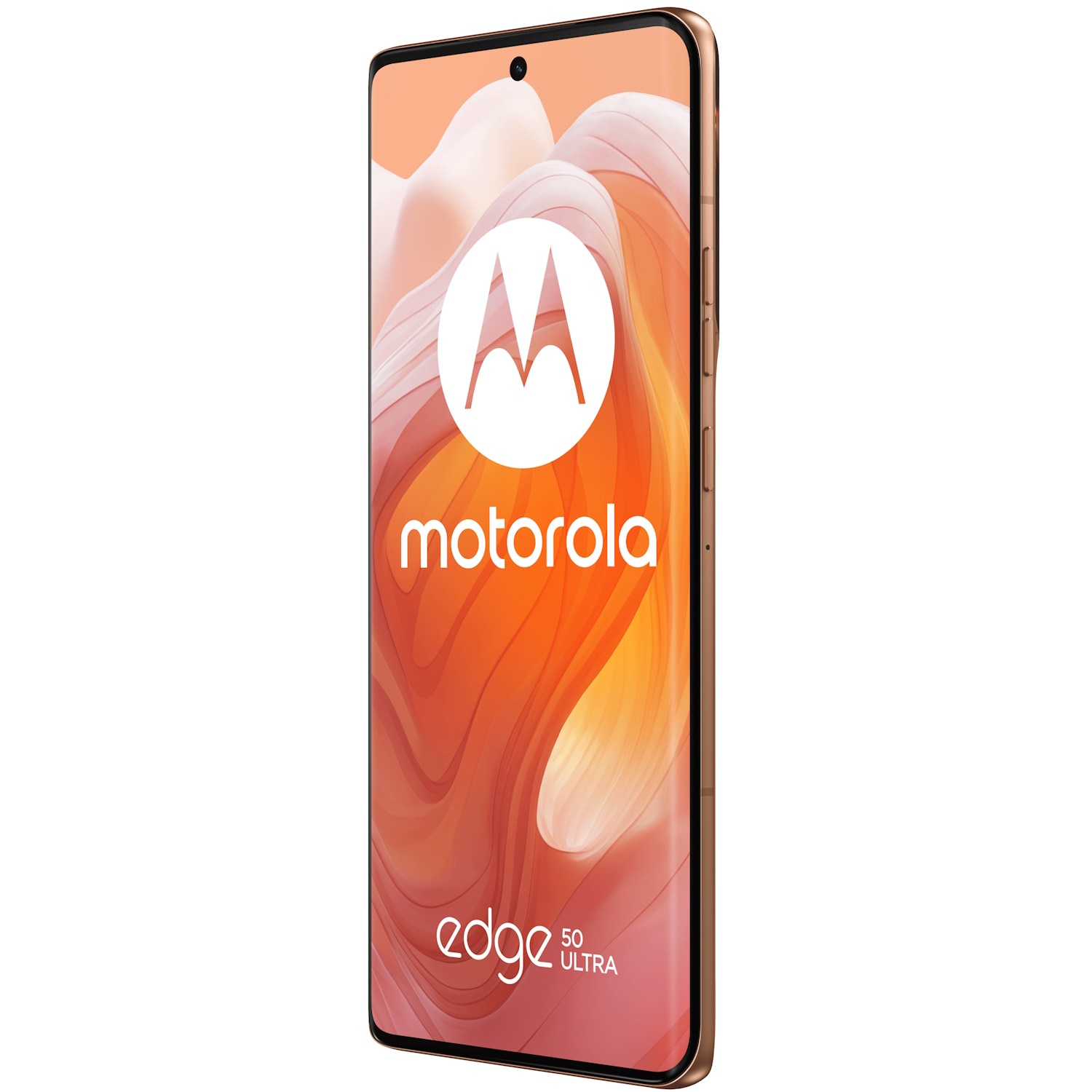Telefon mobil Motorola Edge 50 Ultra, Dual SIM, 1TB, 16GB RAM, 5G, Peach Fuzz