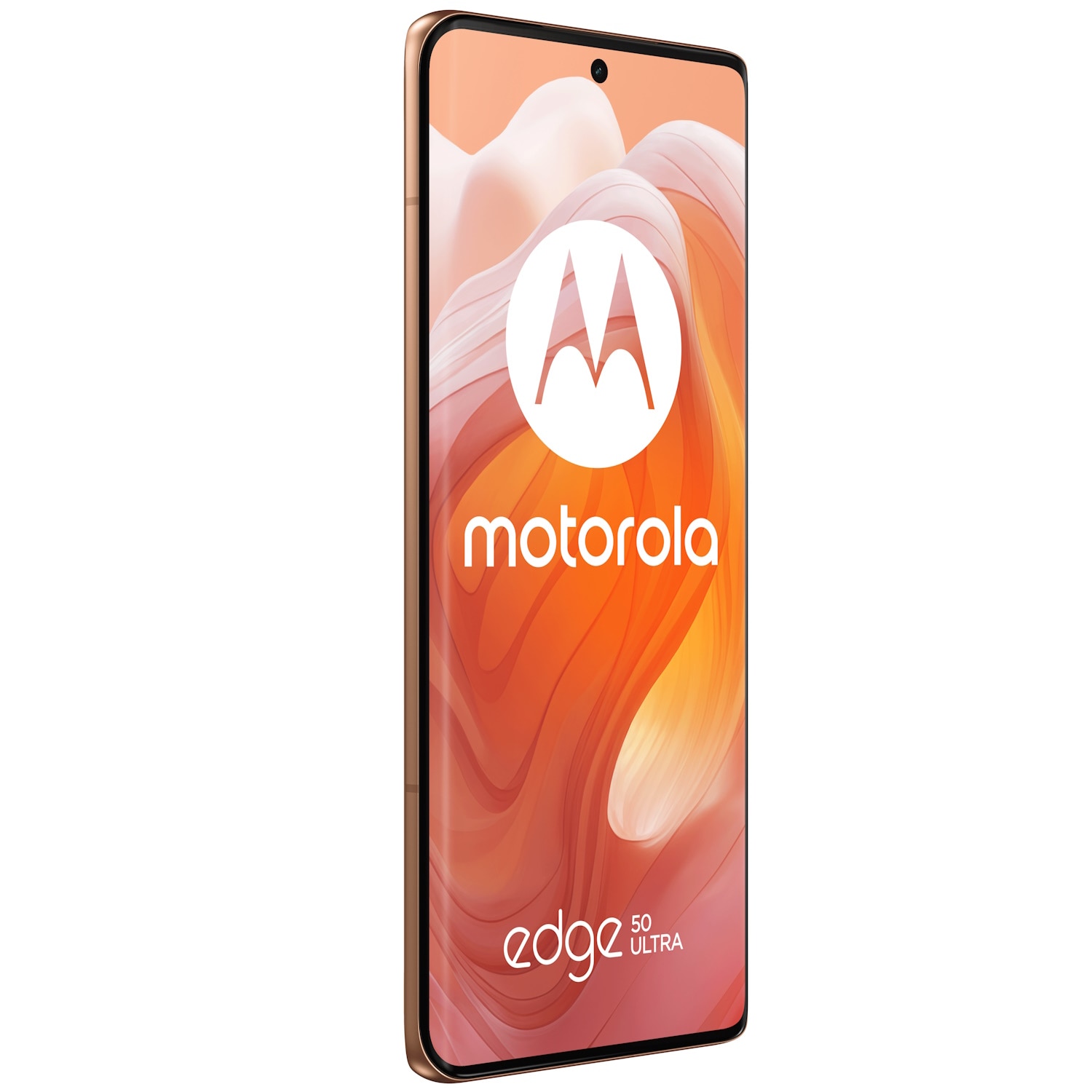 Telefon mobil Motorola Edge 50 Ultra, Dual SIM, 1TB, 16GB RAM, 5G, Peach Fuzz