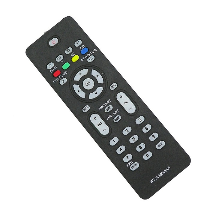 Távirányító kompatibilis Philips RC2023606, fekete