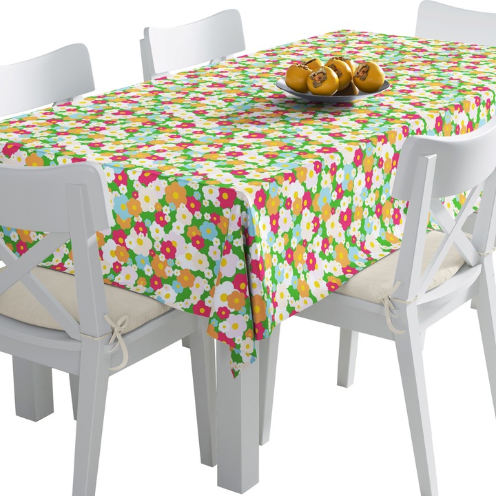 Abrosz, festett virágok 8, Poliészter, Téglalap, Méret: 140 cm x 300 cm, TDX429/300