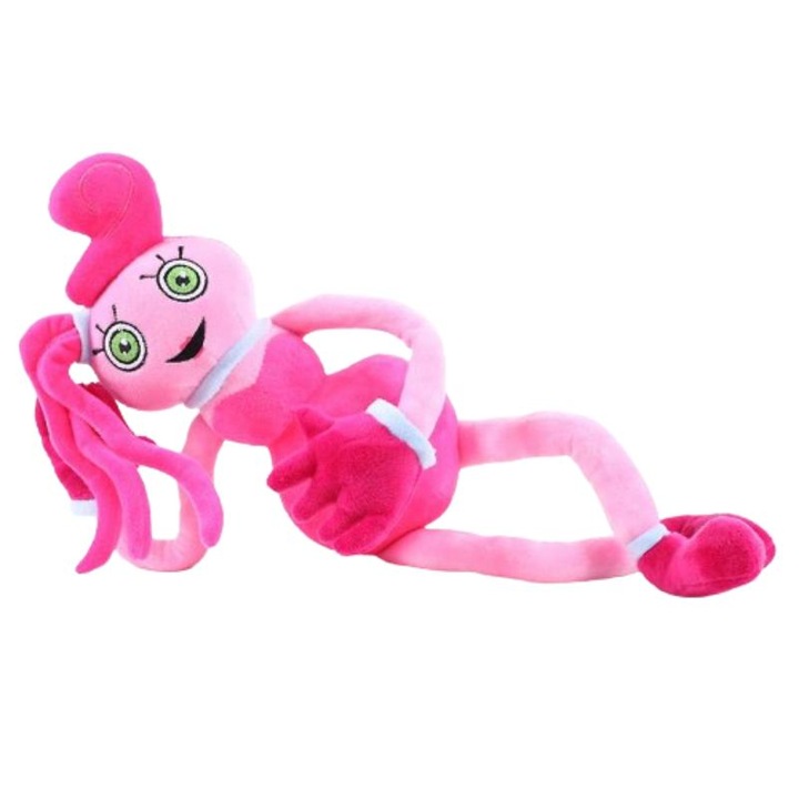 Jucarie de plus, Mommy long legs, roz-mov, 44 cm, 3 ani +