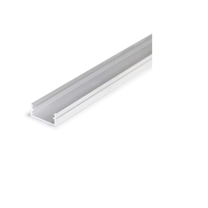 Wisdom Begton Alumínium profil LED szalaghoz, 1m, nyers alumínium