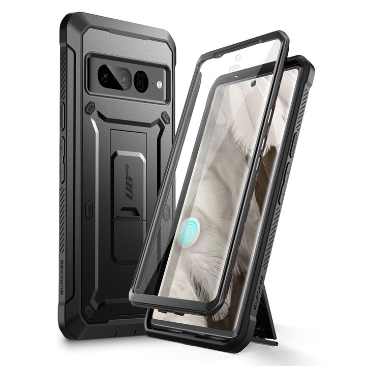Husa Protectie pentru Google Pixel 8a, Cipsir Safe, ru Google Pixel 8a - Supcase Unicorn Beetle Pro, I20, Lexgard, Deep Dark