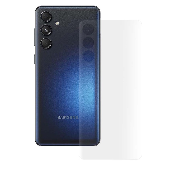 SILKASE matt hátfólia Samsung Galaxy M55-höz, hátvédő, szilikon