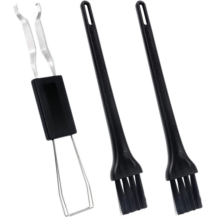 Set de curatare pentru tastatura mecanica, perii anti-static, negru