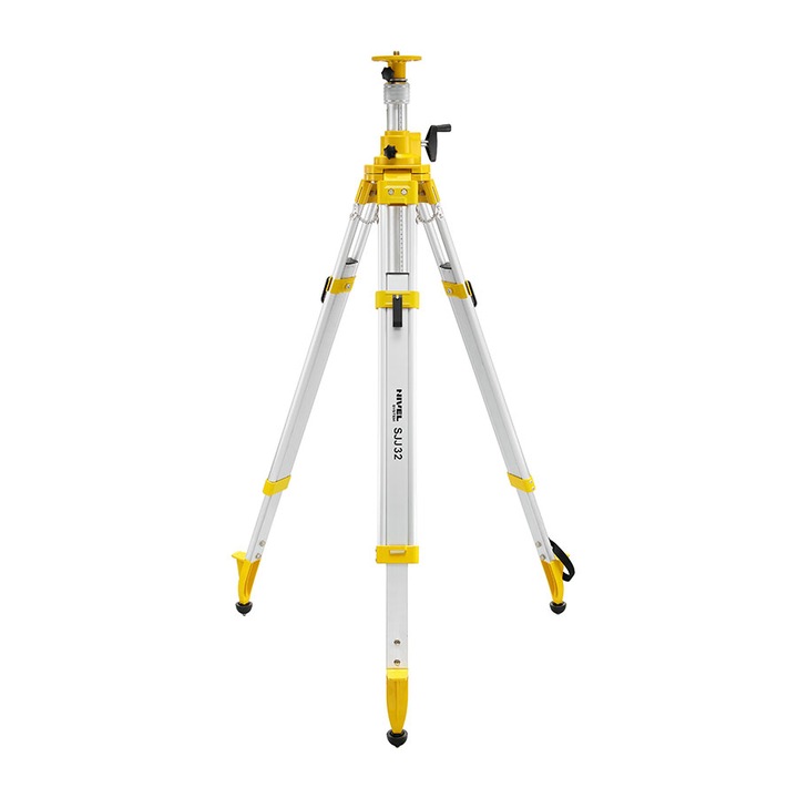 Trepied Nivel System SJJ32 telescopic din aluminiu cu cleme de blocare si baza de prindere plata