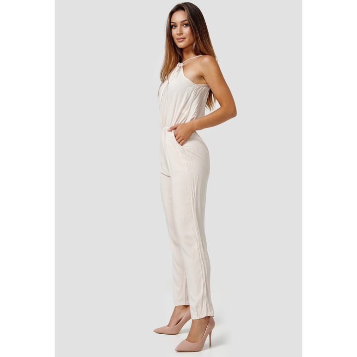 Enflame női jumpsuit, 94306, pamut, L-XL INTL, bézs