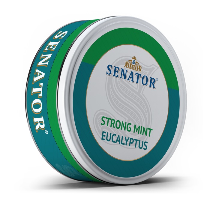 Pliculete cu nicotina Senator - STRONG Mint Eucalyptus
