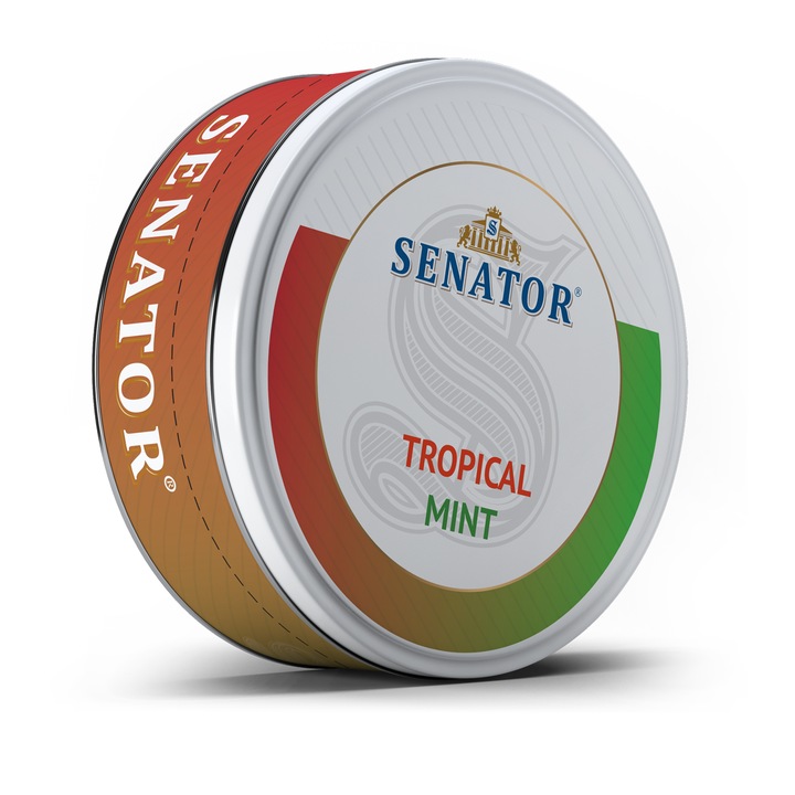 Pliculete cu nicotina Senator - Tropical Mint