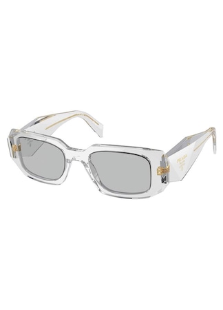 Ochelari de soare dama, Prada, Gri transparent, 49-20-145 mm