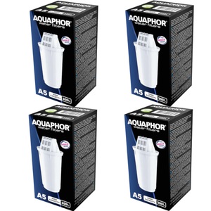 Set 4 cartuse filtrante, Aquaphor A5, 350 l, Alb