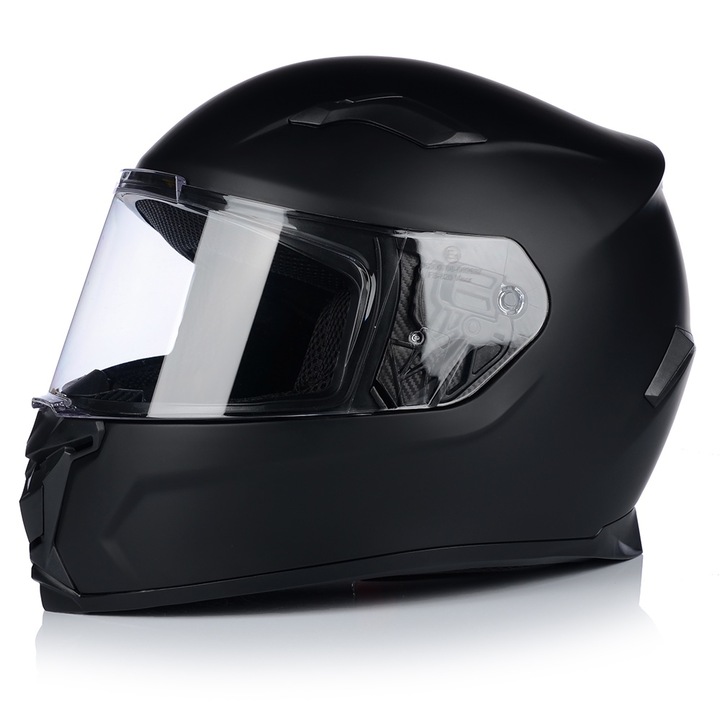 Каска за мотоциклет, Vito Duomo, цялостна, UV защита, матово черно, ECE 22.06, XL 61-62 см