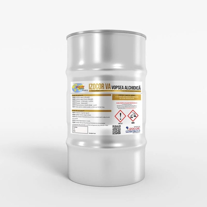 Vopsea Alchidica IZOCOR VA 5kg GRI RAL 7003