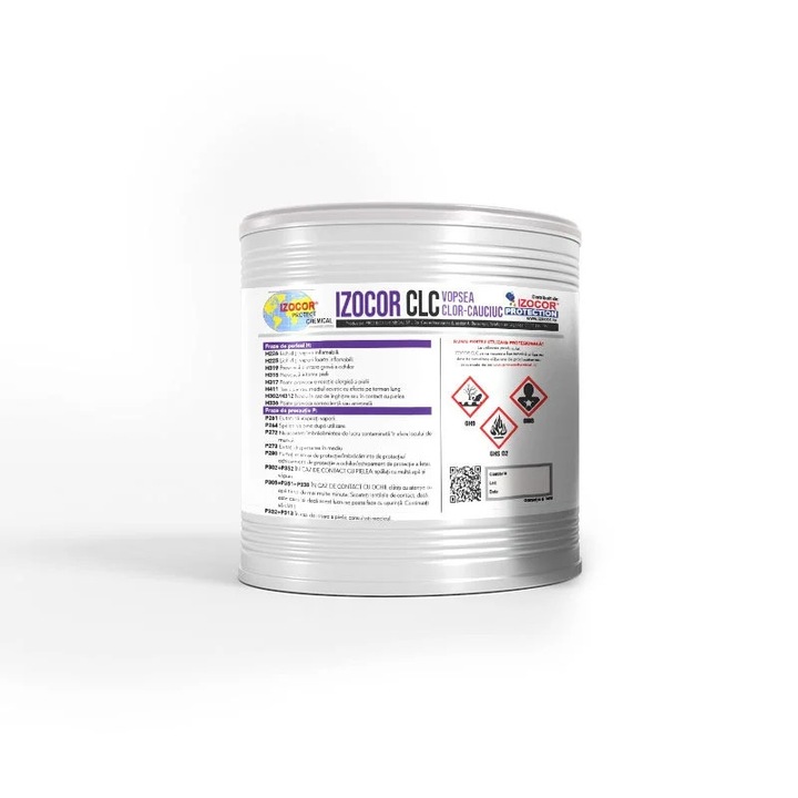 Vopsea Clorcauciuc pentru Piscine IZOCOR CLC 5kg ROSU RAL 3007