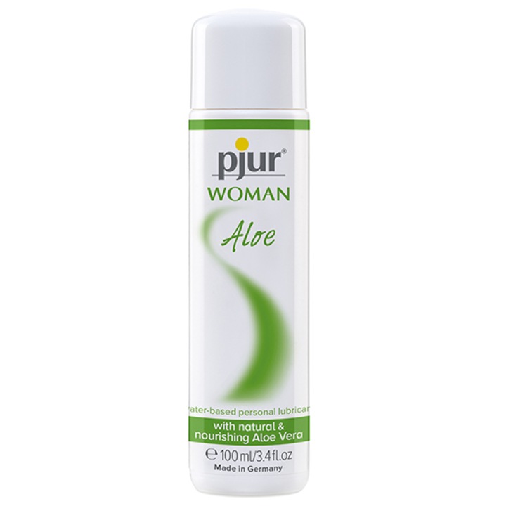 Pjur WOMAN Aloe 100ml - Vízbázisú síkosító az Aloe Vera hidratáló hatásával