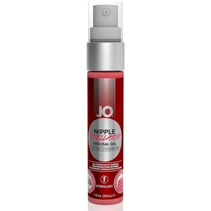 System Jo mellbimbóstimuláló gél, eper ízű, 30ml