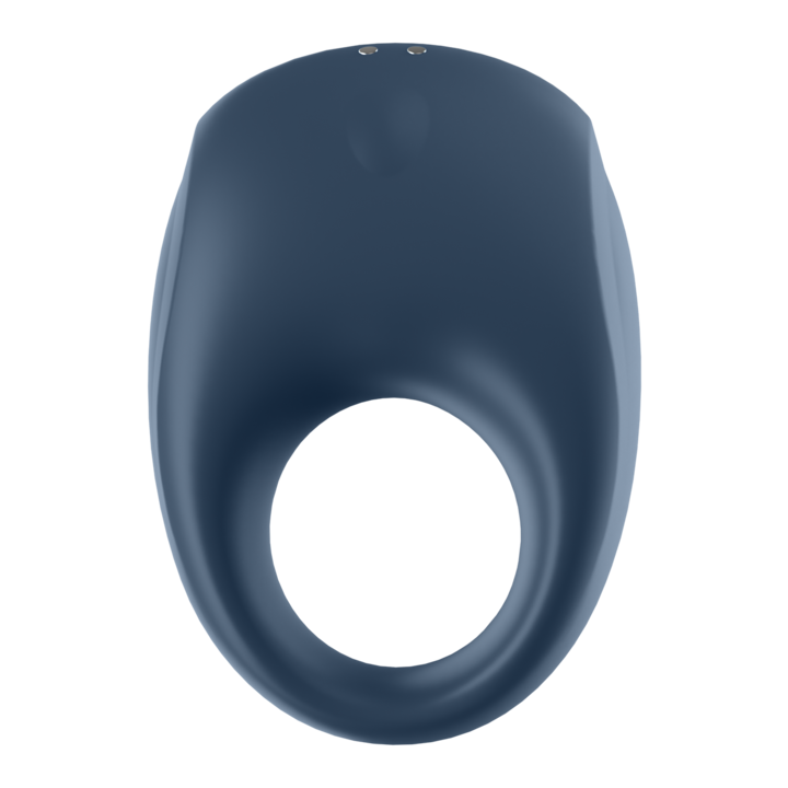 Inel Vibrator Satisfyer Strong One, Control prin Aplicatie, Rezistent la Apa, Silicon, Albastru