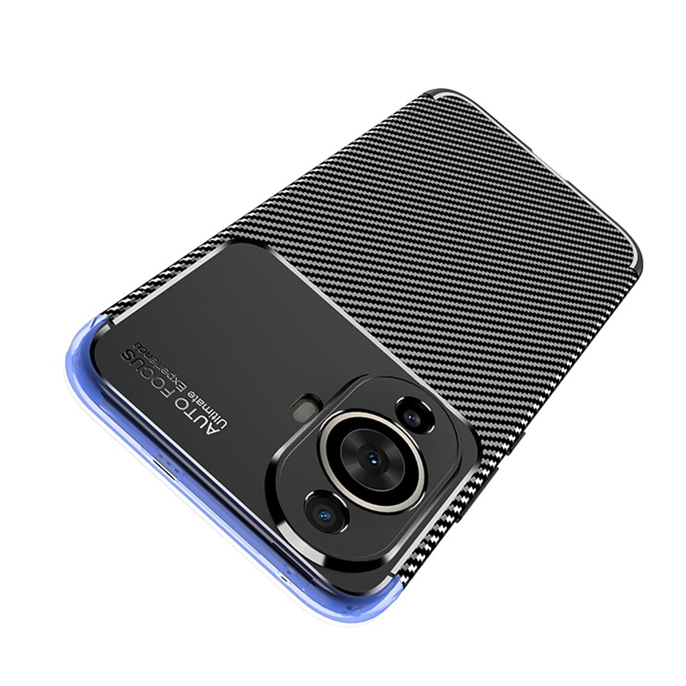 Husa pentru Huawei nova 11 / nova 12s, Techsuit CarbonFiber, Black