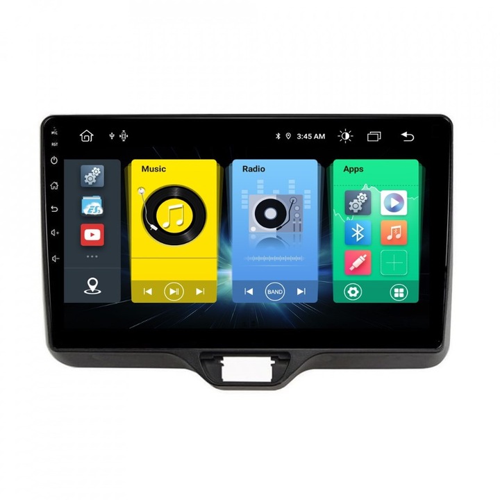 Мултимедия с навигация ZT, за TOYOTA YARIS VIOS 2019-2023 - 10 ", 4+2+16, 9681