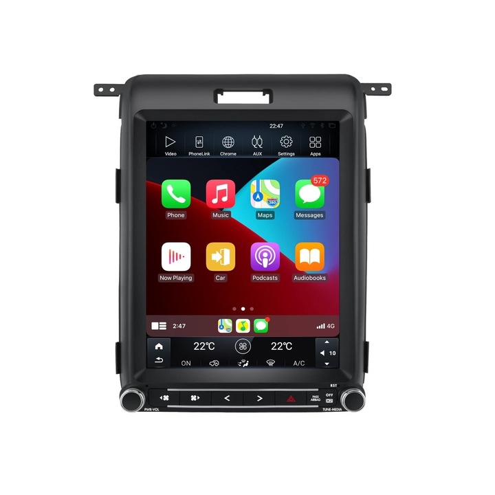 Мултимедия с навигация ZT, за FORD F150 2013-2015 ВЕРТИКАЛНА - 12.1", 8+4+64, 9685