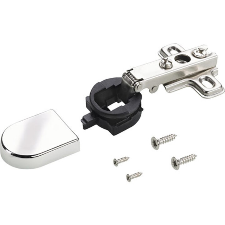 Balamale Aruncatoare Usi De Sticla Hettich Max. 95°, Pentru Mobila, Pentru Gaura Ø26mm, 2 Bucati