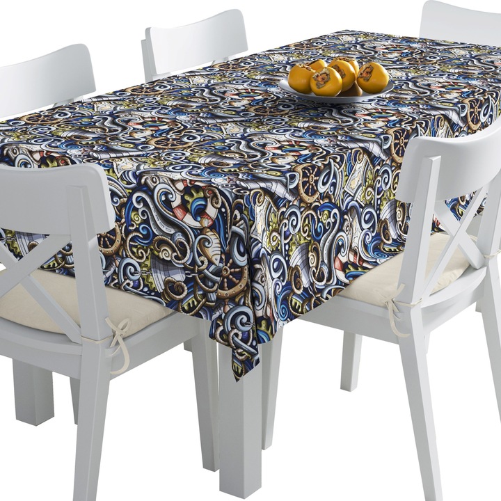 Abrosz, Graffiti tengeri 2, poliészter, téglalap, méret: 140 cm x 500 cm, TDX487/500