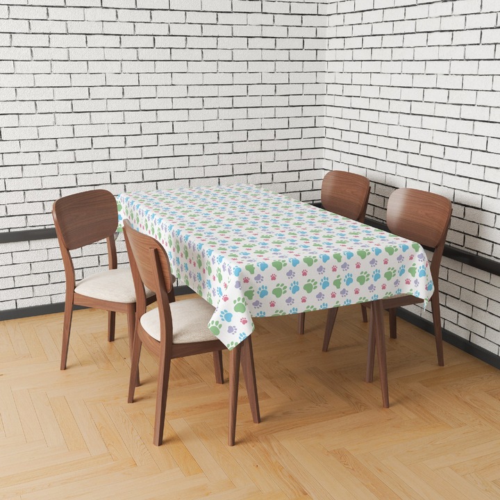 Abrosz, színes lábak 2, Poliészter, Téglalap, Méret: 140 cm x 110 cm, TDX585/110