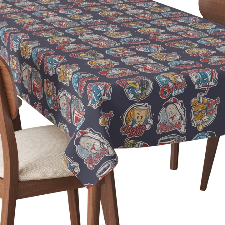 Abrosz, egyetemi embléma készlet, poliészter, téglalap, méret: 140 cm x 110 cm, TDX594/110