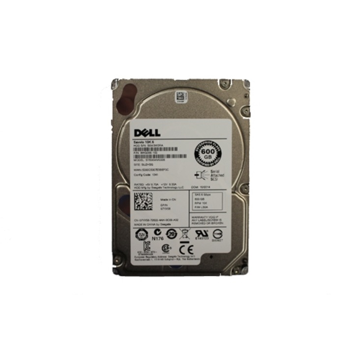 Твърд диск Dell 7YX58, 600GB, 10000 RPM, 2.5"