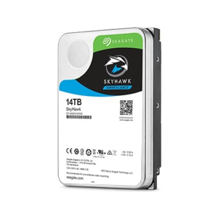HDD Seagate® SkyHawk™ AI, 16TB, 256MB cache, SATA-III