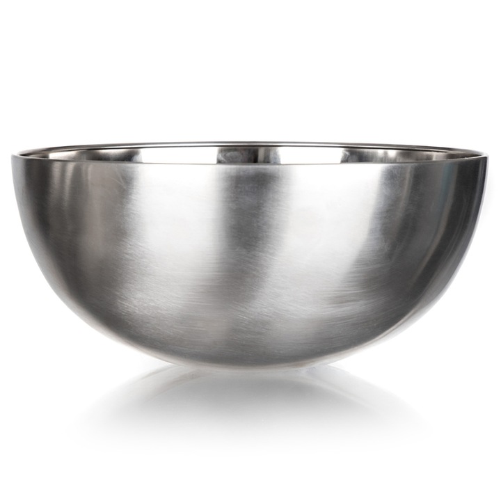 Tál, Bankett, Rozsdamentes acél, 24,5 cm, Ezüst