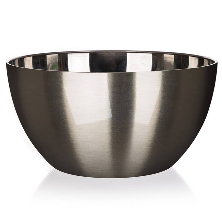 Bankett Latino tál, rozsdamentes acél, 20cm, ezüst