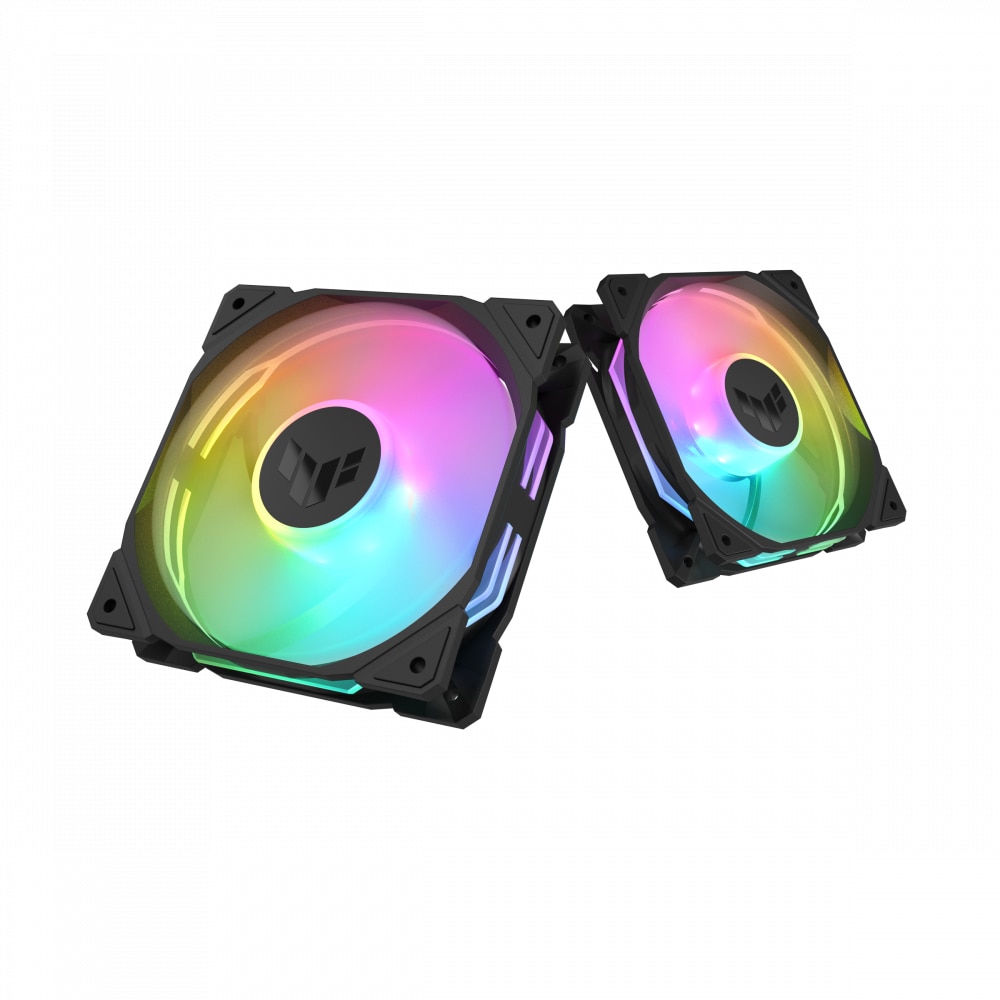 Kit 3 ventilatoare ASUS TUF GAMING TR120 ARGB Reverse Black - eMAG.ro