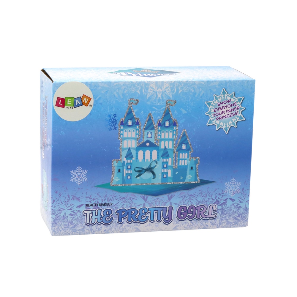 Set machiaj copii, LEAN TOYS, albastru, 20x15x7,5cm - eMAG.ro