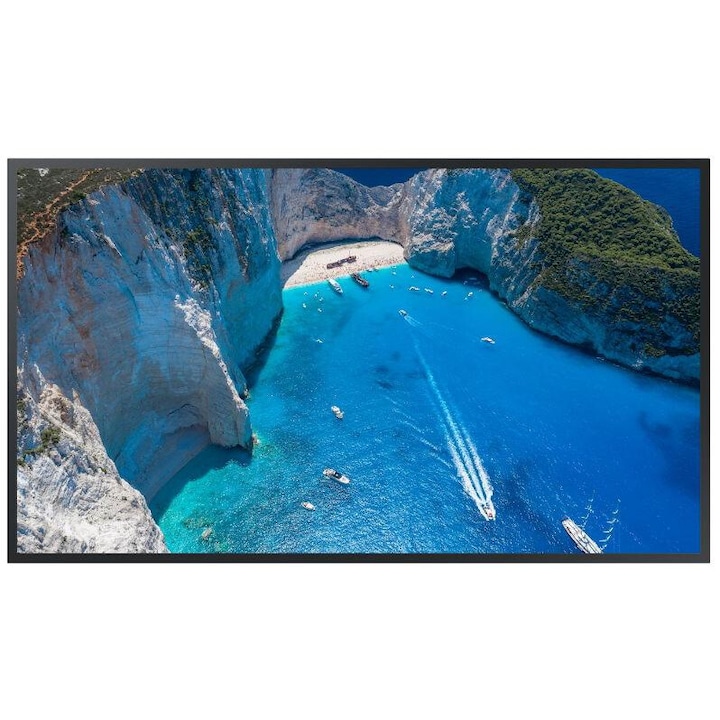 Panou digital Samsung OM75A, 4K Ultra HD, 75", 4000 cd/m², Wi-Fi, negru