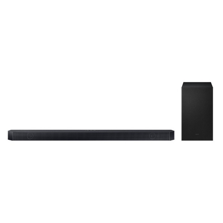 Soundbar Samsung HW-Q700C, 3.1.2 canale, Dolby Atmos, HDR10 Plus, negru