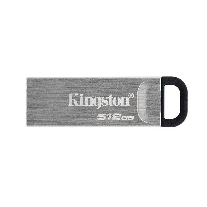USB памет Kingston Technology, 512GB, USB 3.2, сребриста, 120x120x25mm