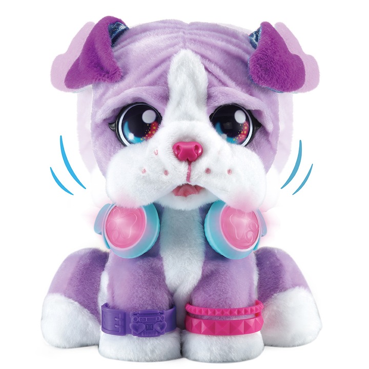 Jucarie interactiva Vtech KidiFriends DJ BeatBoxer, inregistrare voce, multicolor, 120x120x25mm