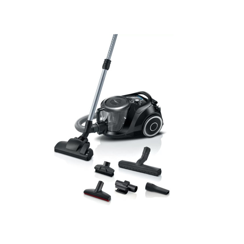 Aspirator cilindric Bosch Serie 6 BGC41XSIL, 700 W, negru