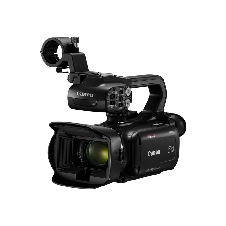 Camera video Canon XA65, 21.14 MP, zoom optic 20x, 4K Ultra HD, negru, 120x120x25mm