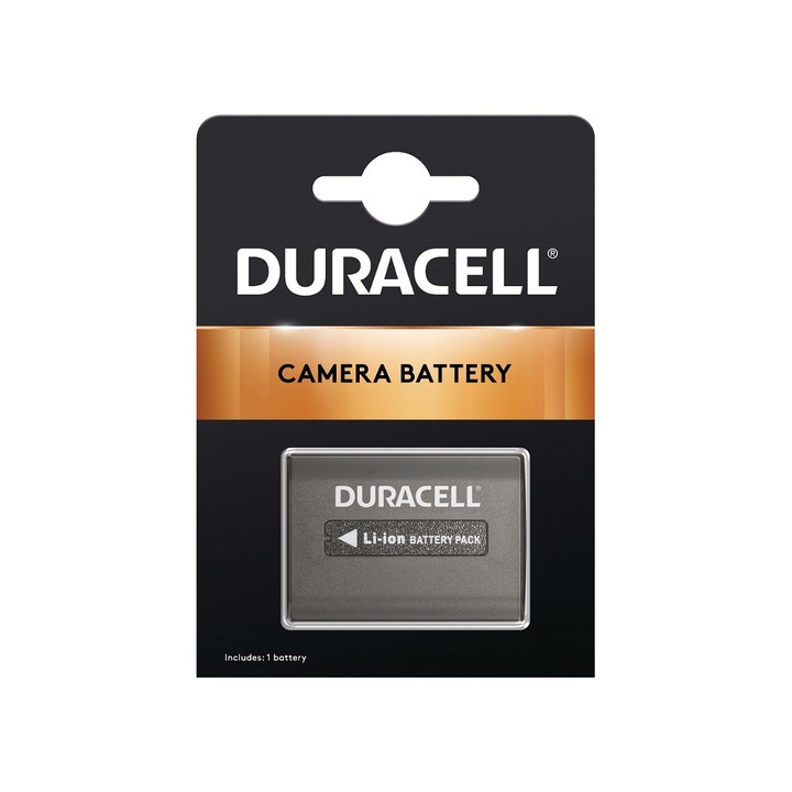 Baterie Camera Duracell, inlocuitor Sony NP-FV50, Li-Ion, 700mAh, 31x45x20mm