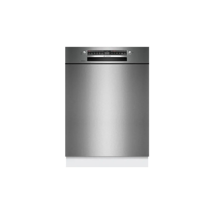 Masina de spalat vase Bosch Serie 4 SMU4EAS23E, 13 seturi, clasa B zgomot, inox, 598x573x815mm