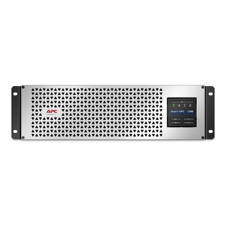 UPS APC SMTL1500RMI3UC, 1.5 kVA, 1350 W, 6 изхода, сив, 438 x 302 x 131 мм