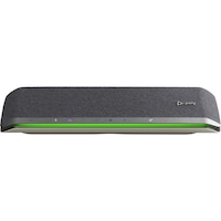 Speakerphone Sync 60, Poly, Certificat Microsoft Teams, Microfon bidirectional, USB / Bluetooth, 55 dB, 100 - 6700 Hz, Gri / Argintiu